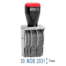 Датер 7мм стрічковий Colop 07000 (ukr)