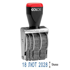 Датер 9мм стрічковий Colop 09000 (ukr)