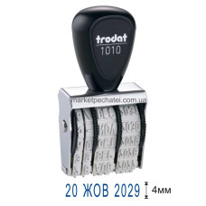 Датер стрічковий 4мм Trodat 1010 (ukr)