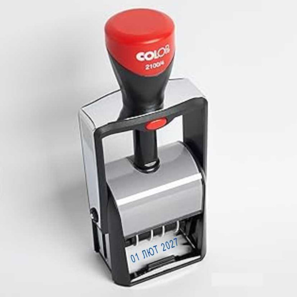 Датер український 4мм Colop Classic line 2100/4 металевий корпус