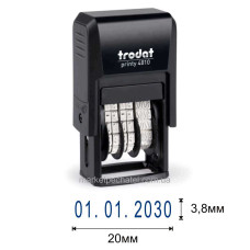 Датер Цифровий 3,8мм Trodat printy 4810 Bank