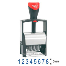 Нумератор 8 значний 5мм з підвищеною міцністю Colop Classic Line 2008 з додатковими символами