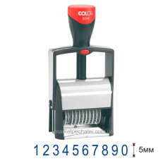 Нумератор 10 значний 5мм з підвищеною міцністю Colop Classic Line 2010 з додатковими символами