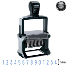 Нумератор 14 значний 5мм металевий корпус Trodat Professional 55514