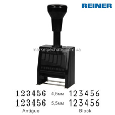 Нумератор з автоматичним перемиканням 6 значний Reiner B6K/6 (пластиковий корпус)