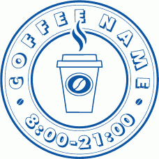 Особиста печатка Кава Ø40мм